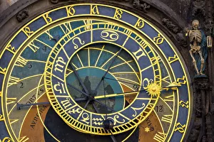 Passage Prints: Detail of Astronomical Clock on Old Town Square