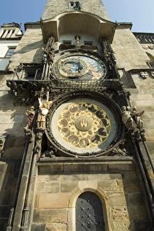 Old Town Hall Prints: Astronomical Clock, Stare Mesto, Prague, UNESCO World Heritage Site, Czech Republic