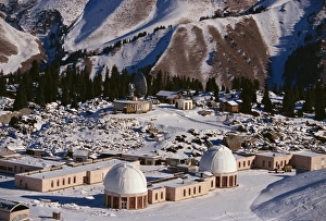 Kazakhstan Prints: Astronomical station, Almaty, Kazakhstan, Central Asia, Asia