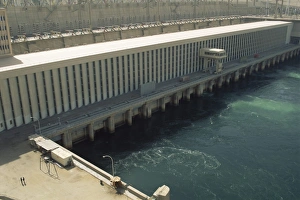 Aswan Prints: The Aswan High Dam, built in 1971, Aswan, Egypt, North Africa, Africa