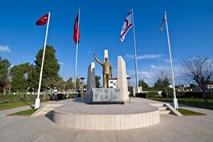 Images Dated 8th March 2008: Ataturk monument, Turkish part of Cyprus, Europe