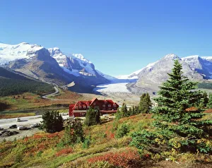 Images Dated 26th July 2008: Athabasca Glacier, Columbia Icefield, Jasper National Park, Rocky Mountains
