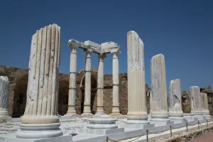 Antalya Prints: Athena Temple (2nd Century BC), Side, Antalya, Turkey