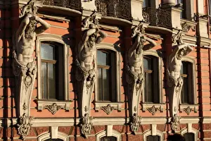 Strength Prints: Atlantes holding up columns of Beloselsky-Belozersky Palace