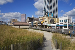 Board Walk Prints: Atlantic City Boardwalk, Atlantic City, New Jersey, United States of America