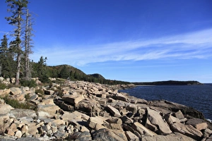 Coats Prints: Atlantic Coastline, Acadia National Park