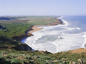 Breaker Prints: Atlantic coastline and beach south of Safi