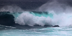 Azores Prints: Atlantic surf at Mosteiros, north west coast