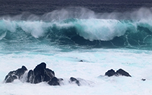 Azores Prints: Atlantic surf at Mosteiros, north west coast