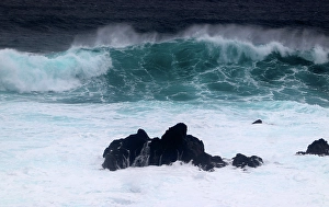 Azores Prints: Atlantic surf at Mosteiros, north west coast