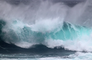 Azores Prints: Atlantic surf at Mosteiros, north west coast