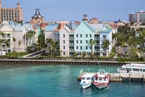 Nassau Prints: Atlantis resort, Paradise Island, Nassau, Bahamas, West Indies, Caribbean, Central