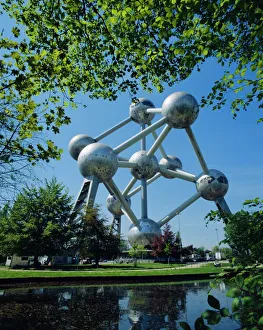 Spring Time Prints: The Atomium, Brussels, Belgium