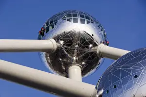 Bruxelles Prints: The Atomium, symbol of the 1958 Brussels Worlds Fair and now an iconic symbol of the city