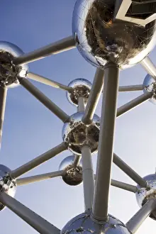 The Atomium, symbol of the 1958 Brussels Worlds Fair and now an iconic symbol of the city