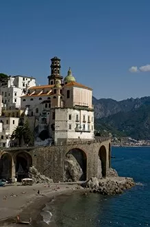 Images Dated 28th September 2008: Atrani, Amalfi coast, UNESCO World Heritage Site, Campania, Italy, Europe