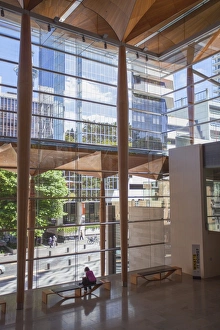 Art Galleries Prints: Atrium of Auckland Art Gallery, Auckland, North Island, New Zealand, Pacific