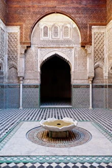Images Dated 13th November 2009: Attarine Madrasah, Fez, UNESCO World Heritage Site, Morocco, North Africa, Africa