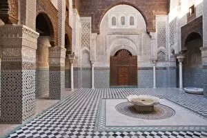 Images Dated 13th November 2009: Attarine Madrasah, Fez, UNESCO World Heritage Site, Morocco, North Africa, Africa