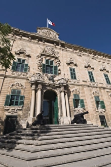 Images Dated 4th June 2008: Auberge de Castile et Leon, the Prime Ministers office, Valletta, Malta, Europe