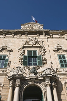 Images Dated 4th June 2008: Auberge de Castile et Leon, the Prime Ministers office, Valletta, Malta, Europe