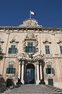 Images Dated 4th June 2008: Auberge de Castile et Leon, the Prime Ministers office, Valletta, Malta, Europe