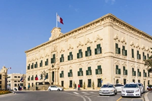 Valletta Prints: Auberge de Castille, (Office of the Prime Minister)