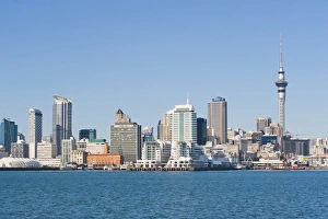 Office Block Prints: Auckland city skyline, North Island, New Zealand, Pacific