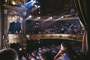 Theatre Prints: The audience at the Theatre Royal, Haymarket, London, England, United Kingdom, Europe