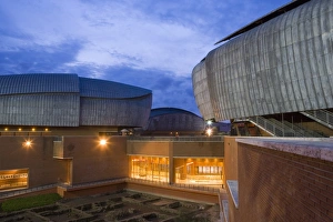 Auditorium by architect Renzo Piano, Rome, Lazio, Italy, Europe