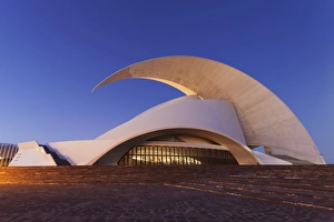 Tenerife Prints: Auditorium by Santiago Calatrava, Santa Cruz, Tenerife, Canary Islands, Spain, Europe