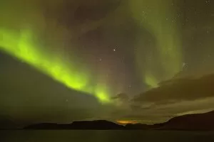 Snaefellsnes Peninsula Gallery: Aurora Borealis (Northern Lights), Grundafjordur, Snaefellsnes Peninsula, Iceland