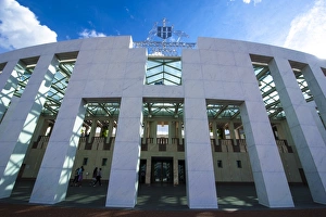 Canberra Prints: The Australian Parliament in Canberra, Australian Capital Territory, Australia, Pacific