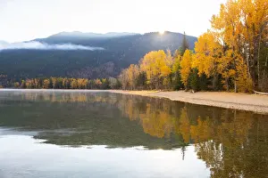 Montana Prints: Autumn colours of Lake McDonald, Glacier National Park, Montana, United States of America