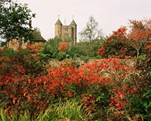 Fall Prints: Autumn, Sissinghurst Castle, Kent, England, United Kingdom, Europe