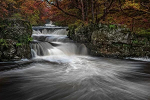 Purity Collection: Autumnal waterfall along the Four Waterfalls walk, Waterfall Country