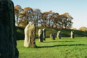 Wiltshire Prints: Avebury Stone Circle, UNESCO World Heritage Site, Wiltshire, England, United Kingdom
