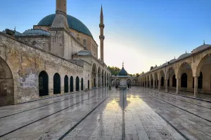 Arcade Prints: Avlusunda Mosque courtyard, Sanliurfa, Turkey, Asia Minor, Asia