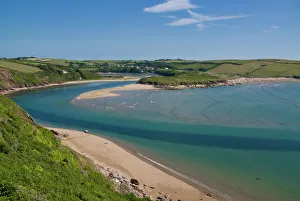 Avon estuary, Bigbury on Sea, South Hams, Devon, England, United Kingdom, Europe