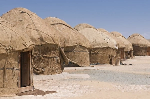 Yurt Prints: Ayaz-Qala yurt camp, Karakalpakstan, Uzbekistan, Central Asia