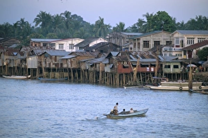 Stilt Prints: Ayeyarwaddy (Irrawaddy) River delta, Myanmar (Burma), Asia