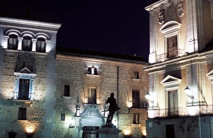 Flood Lit Prints: Ayuntamiento (Town Hall) floodlit at night