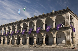 The Ayuntamiento (town house), dating from 1740, Antigua, UNESCO World Heritage Site