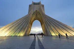 Light Beam Prints: Azadi Tower (Freedom Monument) formerly known as Shahyad Tower and cultural complex