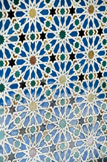 Azulejos tile work in the Mudejar style