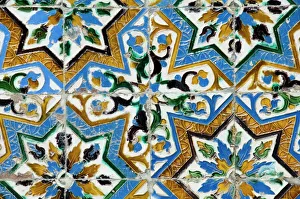 Azulejos Prints: Azulejos tiles in the Mudejar style