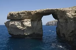 Images Dated 9th June 2008: The Azure Window at Dwejra Point, Gozo, Malta, Europe