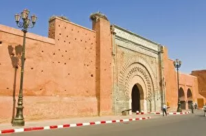 Images Dated 22nd May 2008: Bab Agnou city gate, Marrakech, Morocco, North Africa, Africa