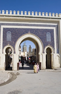City Gate Prints: Bab Boujeloud gate