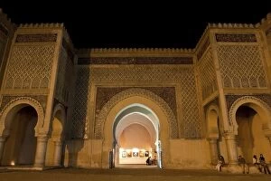 Images Dated 11th November 2009: Bab el Mansour, Meknes, UNESCO World Heritage Site, Morocco, North Africa, Africa